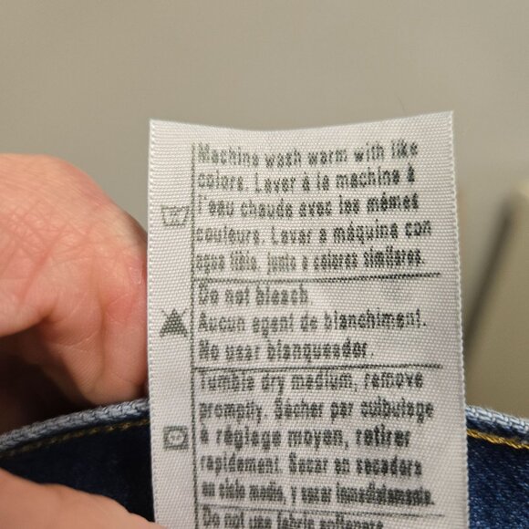 Carhartt Mens 36 Blue Denim Flannel Lined Relaxed Fit Jeans 8172 Made In USA - Picture 14 of 16